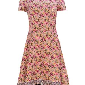 Designer Floral High Low Party Dress Size 6 NWT